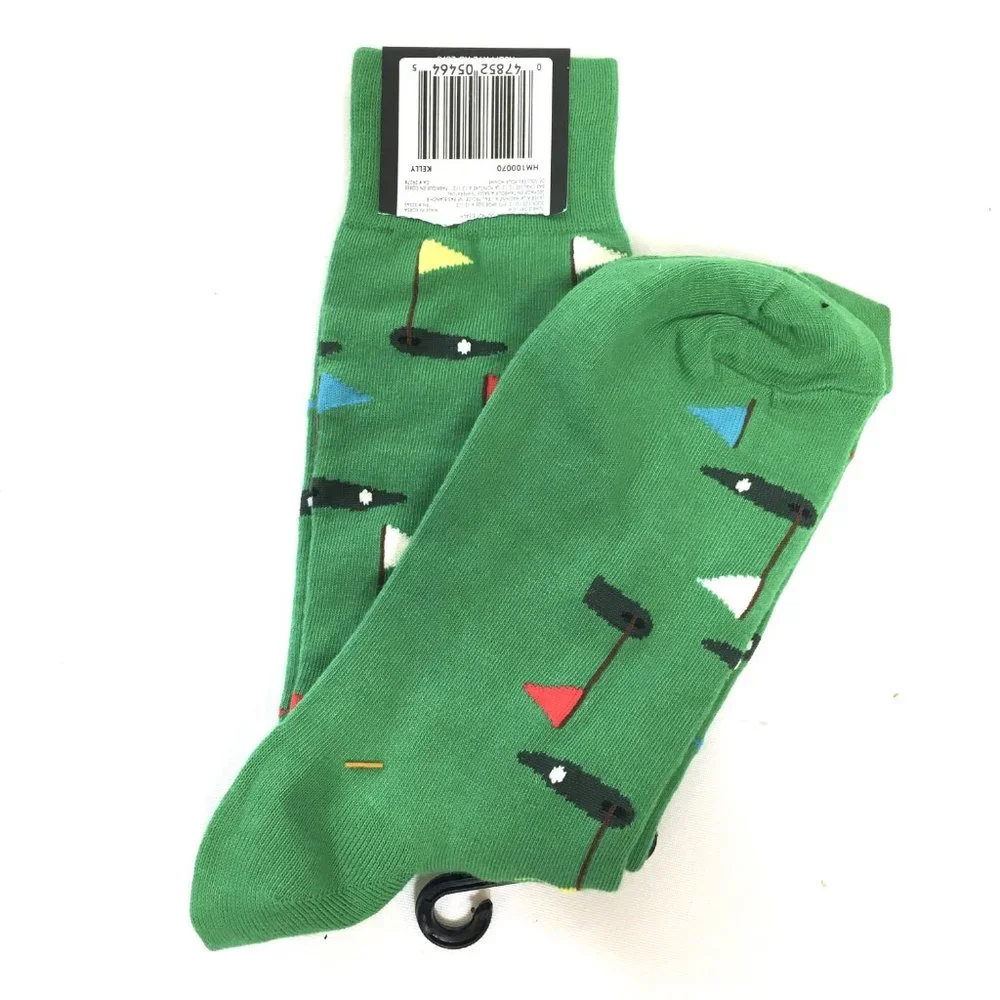 Hot Sox® Golf Club Inspired Socks Sz 10-13 NWT